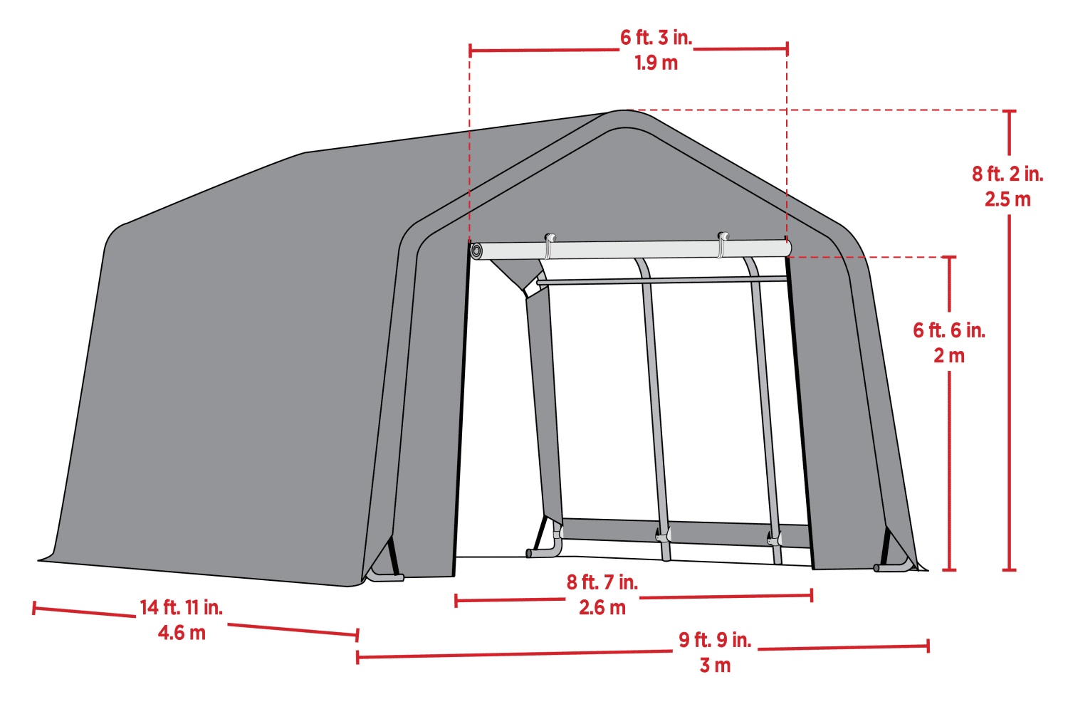 Scotts Garden Shed 4 X 4 X 6�� Green Peak