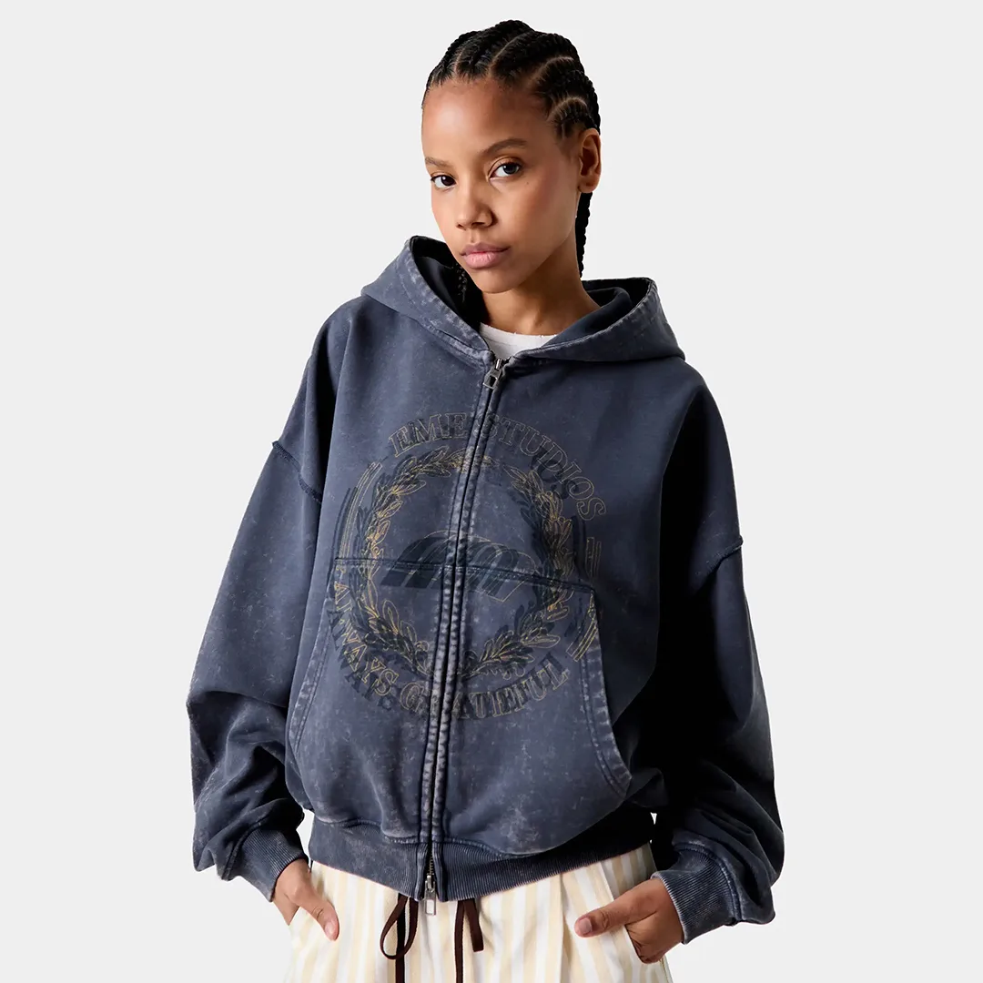 Min Ombre Blue Full Zip