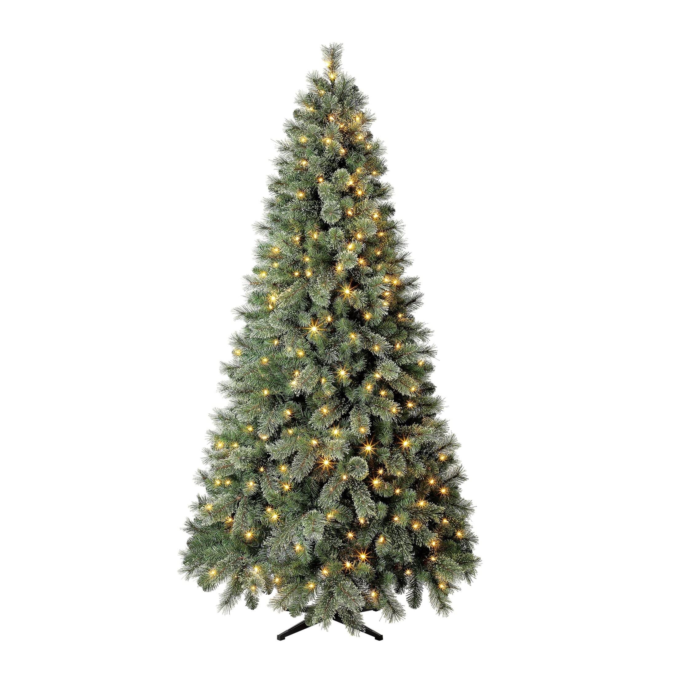 Holiday Time TG76M3K79D14 7.5 ft Pre-Lit Liberty Pine Artificial Christmas Tree, Color-Changing LED Lights
