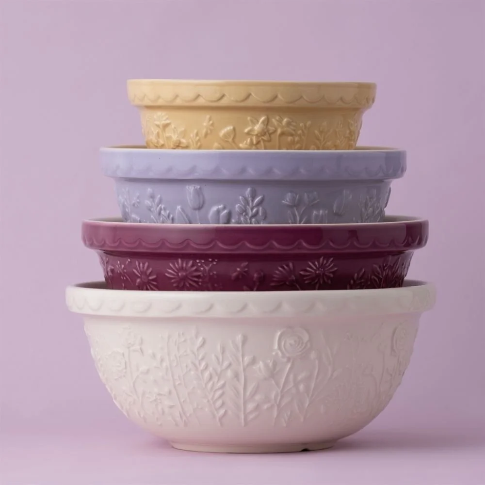 Mason Cash in the Meadow Bouquet Mixing Bowl Set | Set of 4