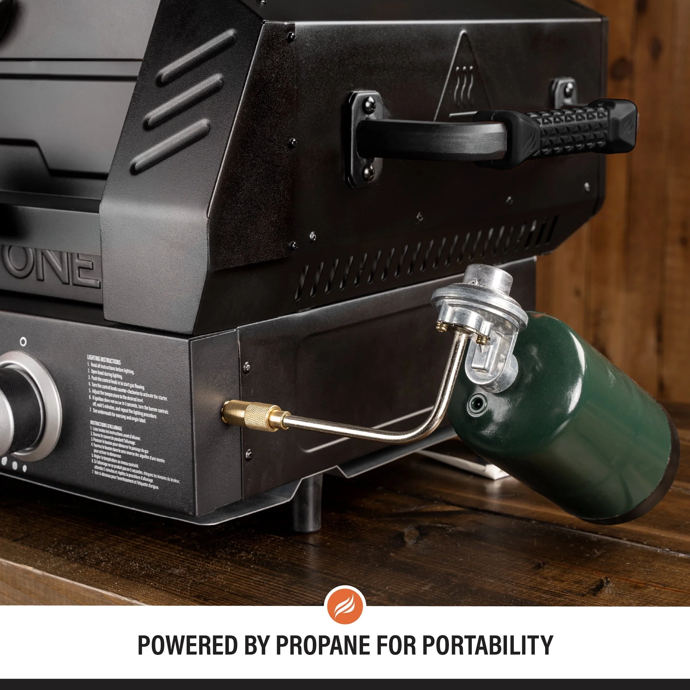 Tabletop Propane Pizza Oven with Two 15" Cordierite Stones Image 10
