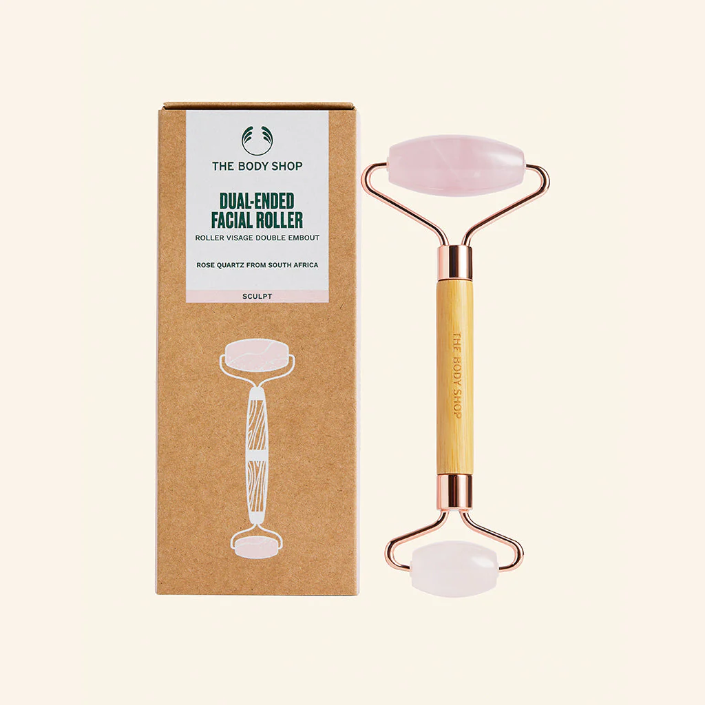 Rose Quartz Dual-Ended Facial Roller