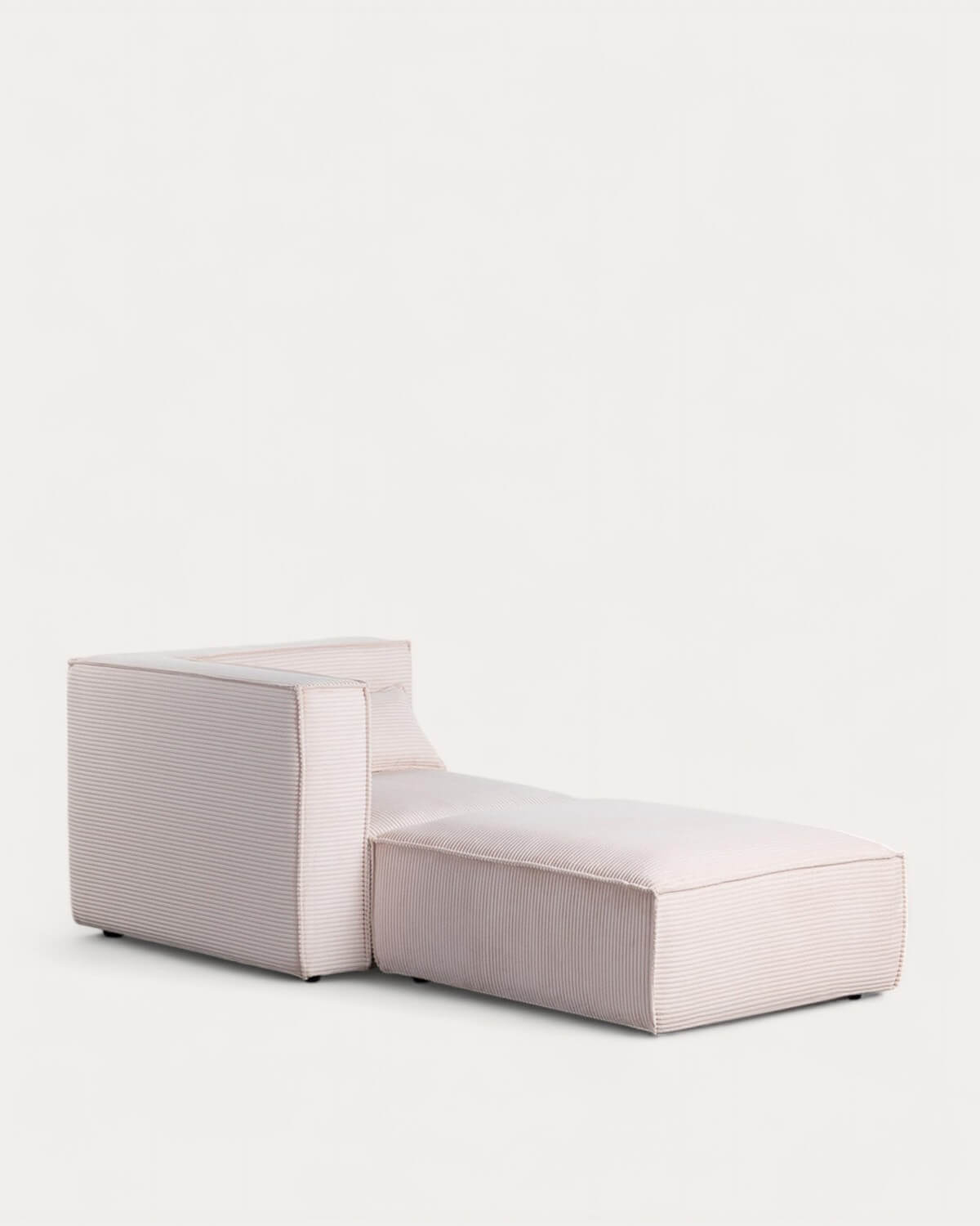 Kilhe Pana Gruesa - Sillón Esquinero Modular con Puff de Pana Gruesa Kilhe