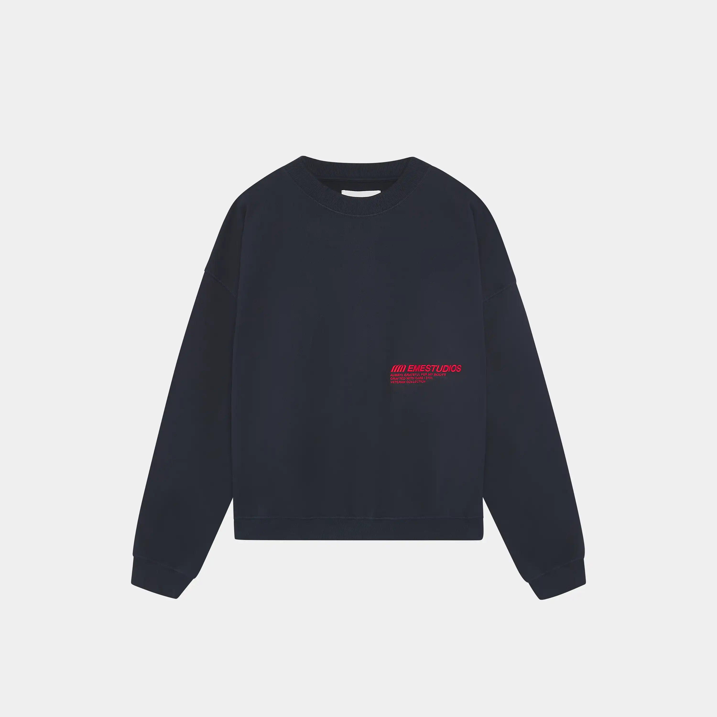 Roots Navy Oversized Crewneck