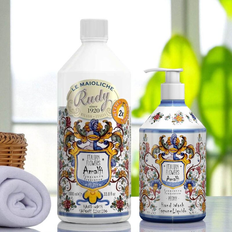 Maioliche refill håndsåpe 1L  Amalfi peony