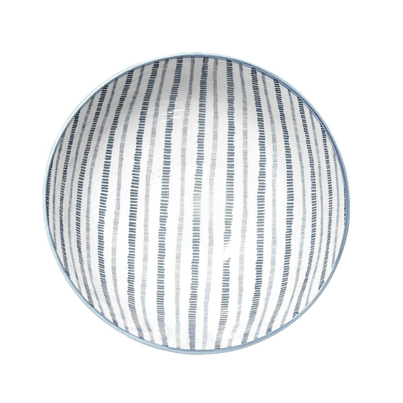 Saladier haut en porcelaine décor intérieur, extérieur uni Ø20xH9,7cm