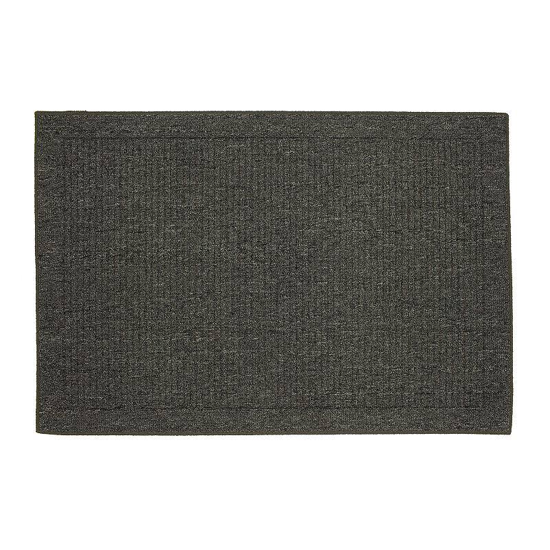 Sonoma Goods for Life Sawyer Ridge Framed Striped Accent Kitchen Rug, Grey, 30x45