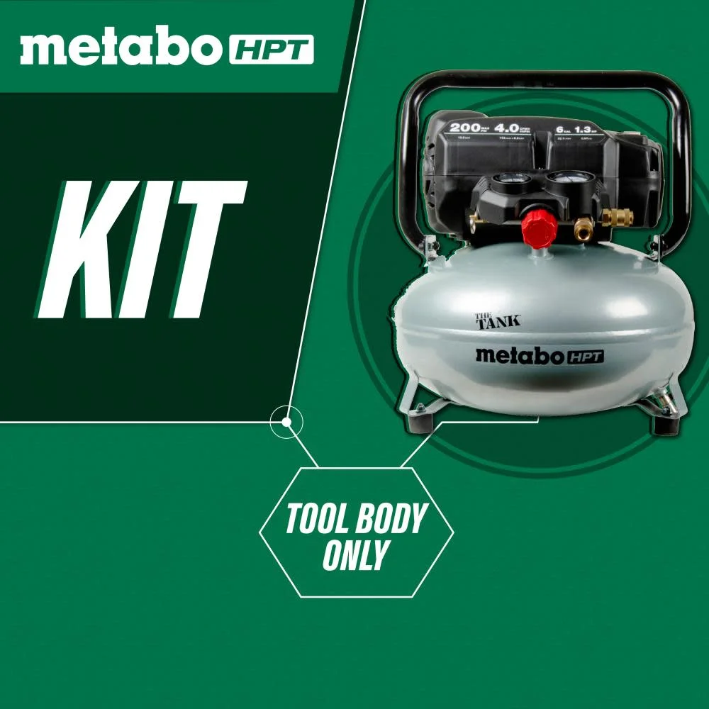 Air Compressor, THE TANK, Portable Pancake Air Compressor 200 PSI, 6 Gallon Tank, Versatile for Use with Framing, Siding, Finish, Brad or Roofing Nailers, EC914S - Image 3