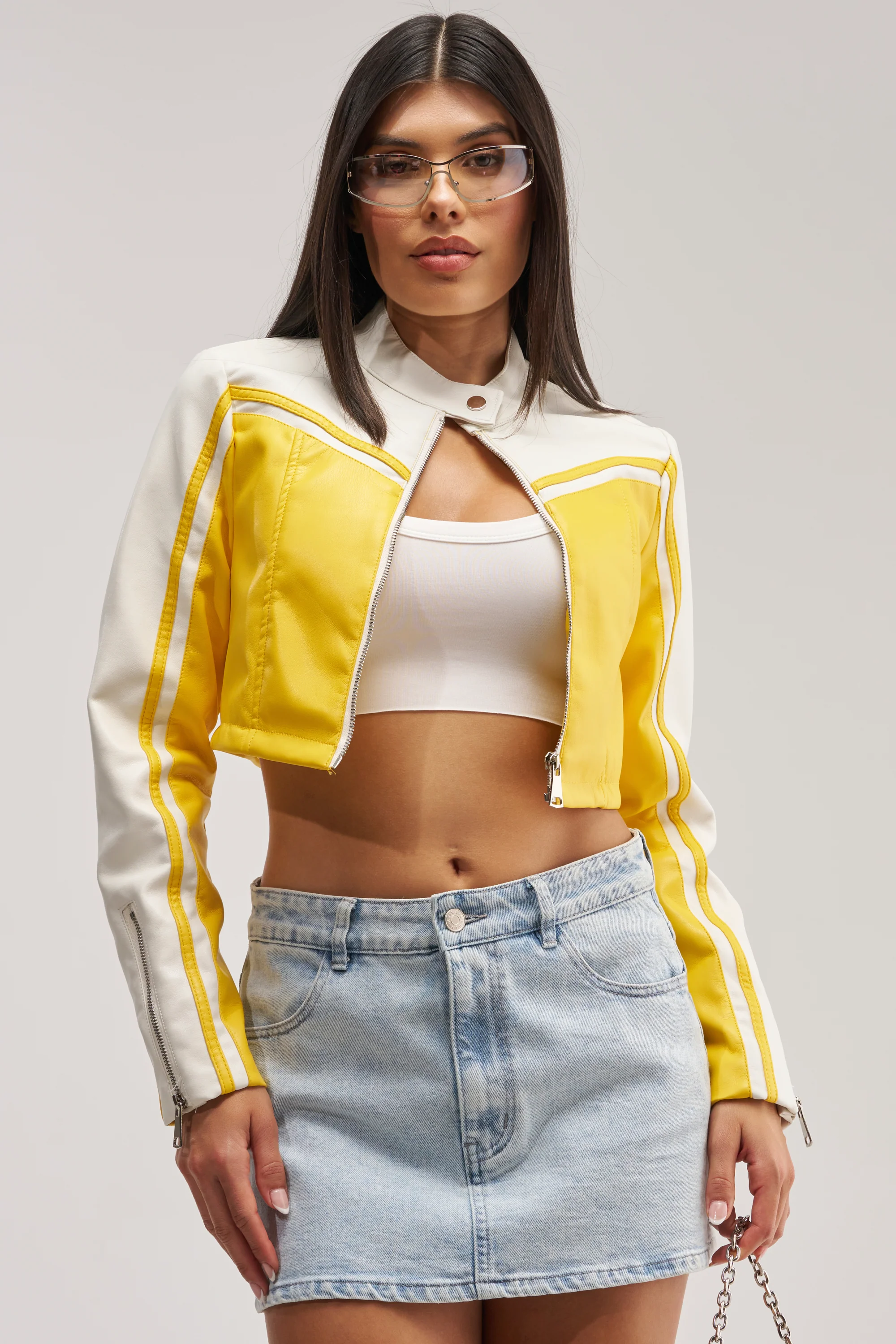 WEST LOOP RACER MOTO IN YELLOW - Akira Store
