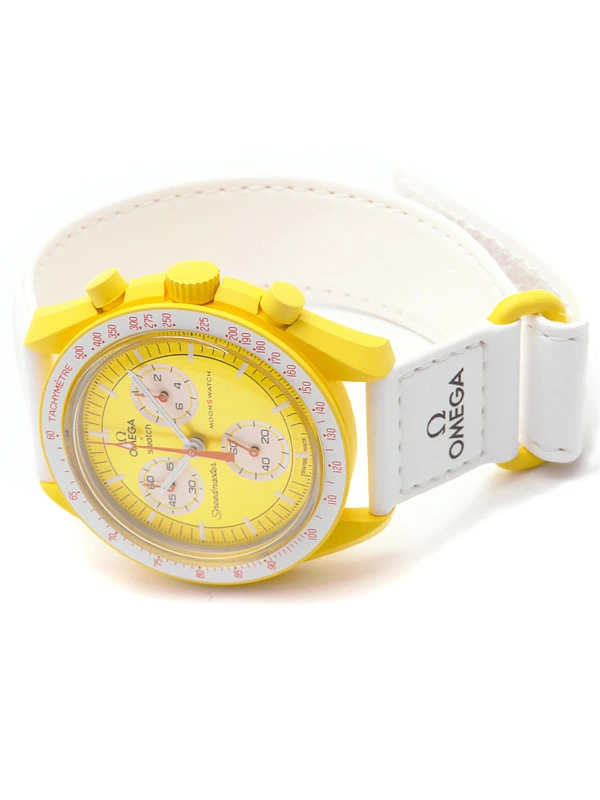 [Super Clone]Swatch x Omega SO33J100 Bioceramic Moonswatch Mission to the Sun