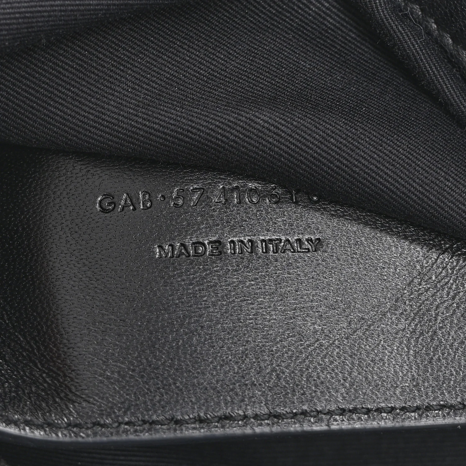 Calfskin Crocodile Embossed Medium West Hollywood Monogram Fold-Over Black