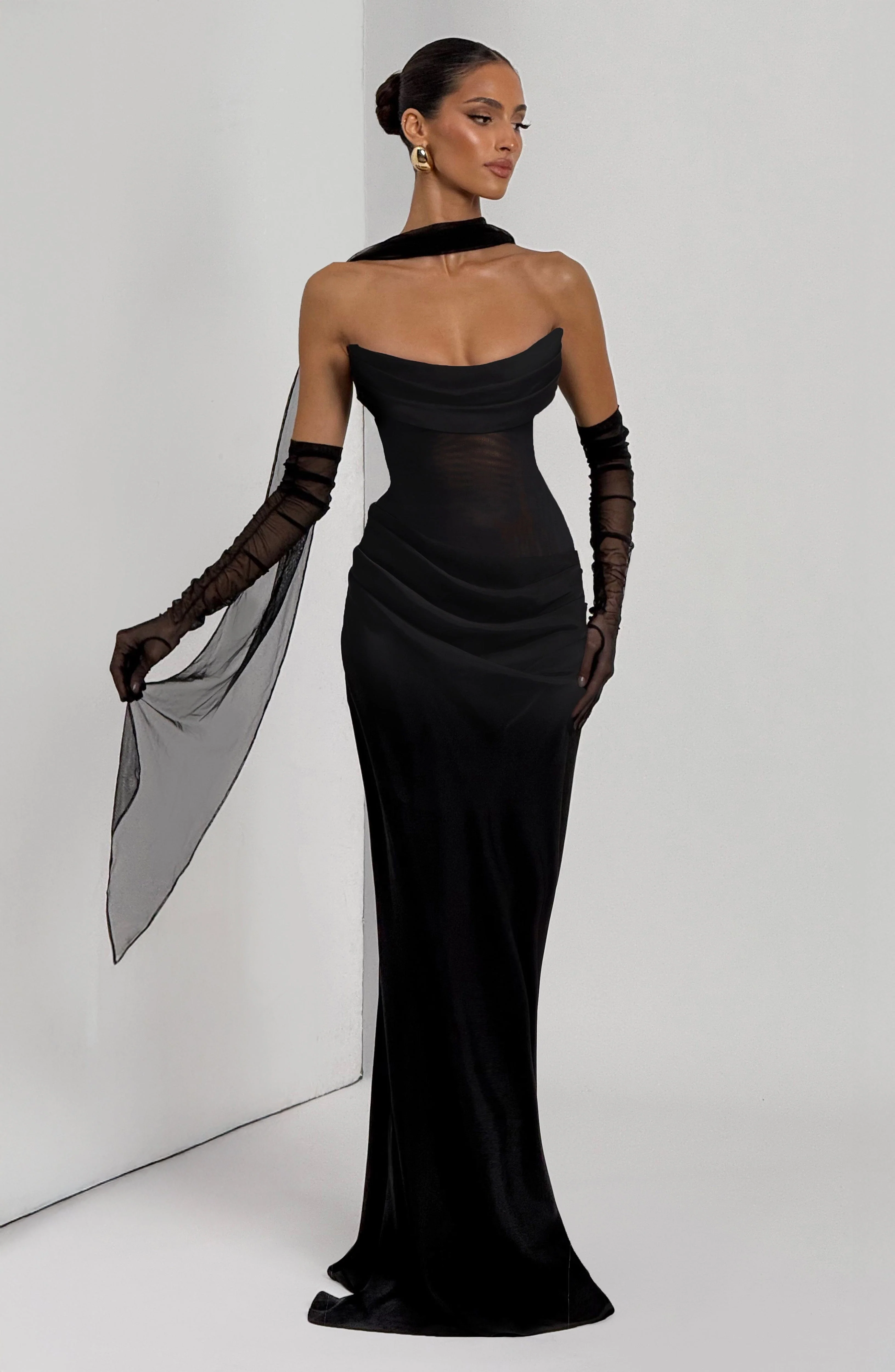 Liora Maxi Dress - Black