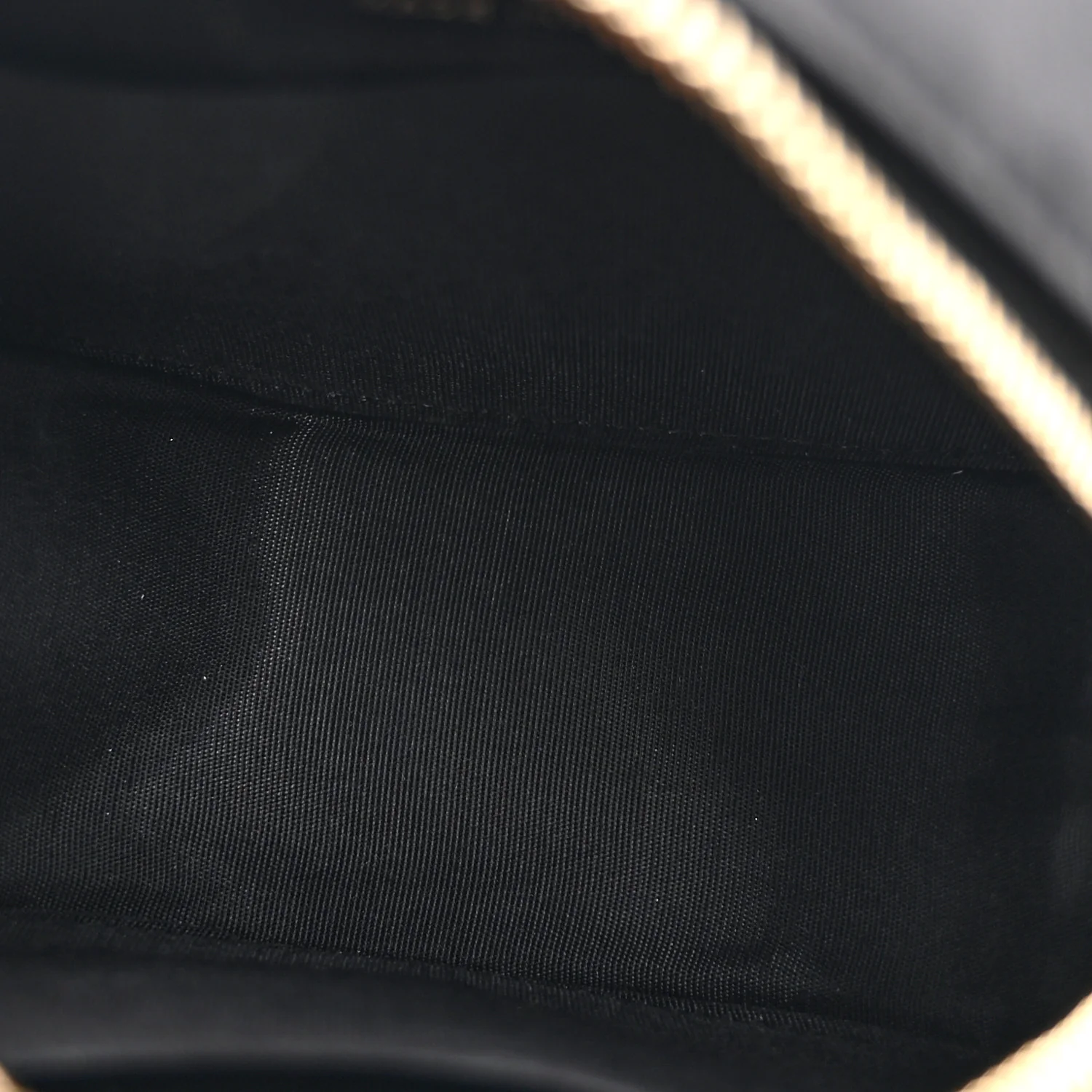 Goatskin Quilted Chanel 19 Round Clutch With Chain Black
