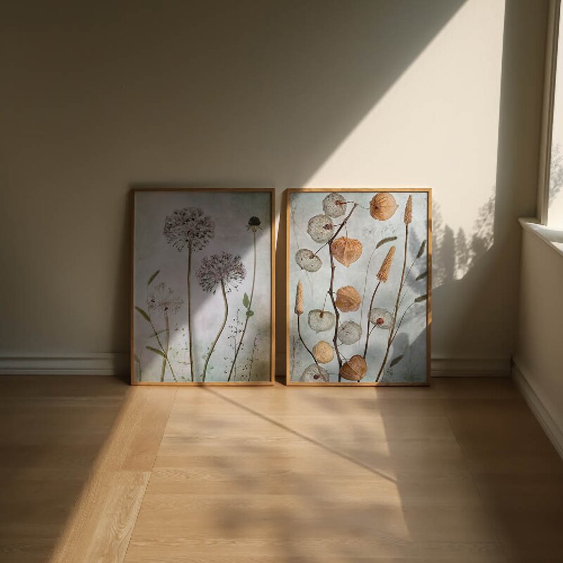 Mandy Disher poster 30x40 cm lanterns