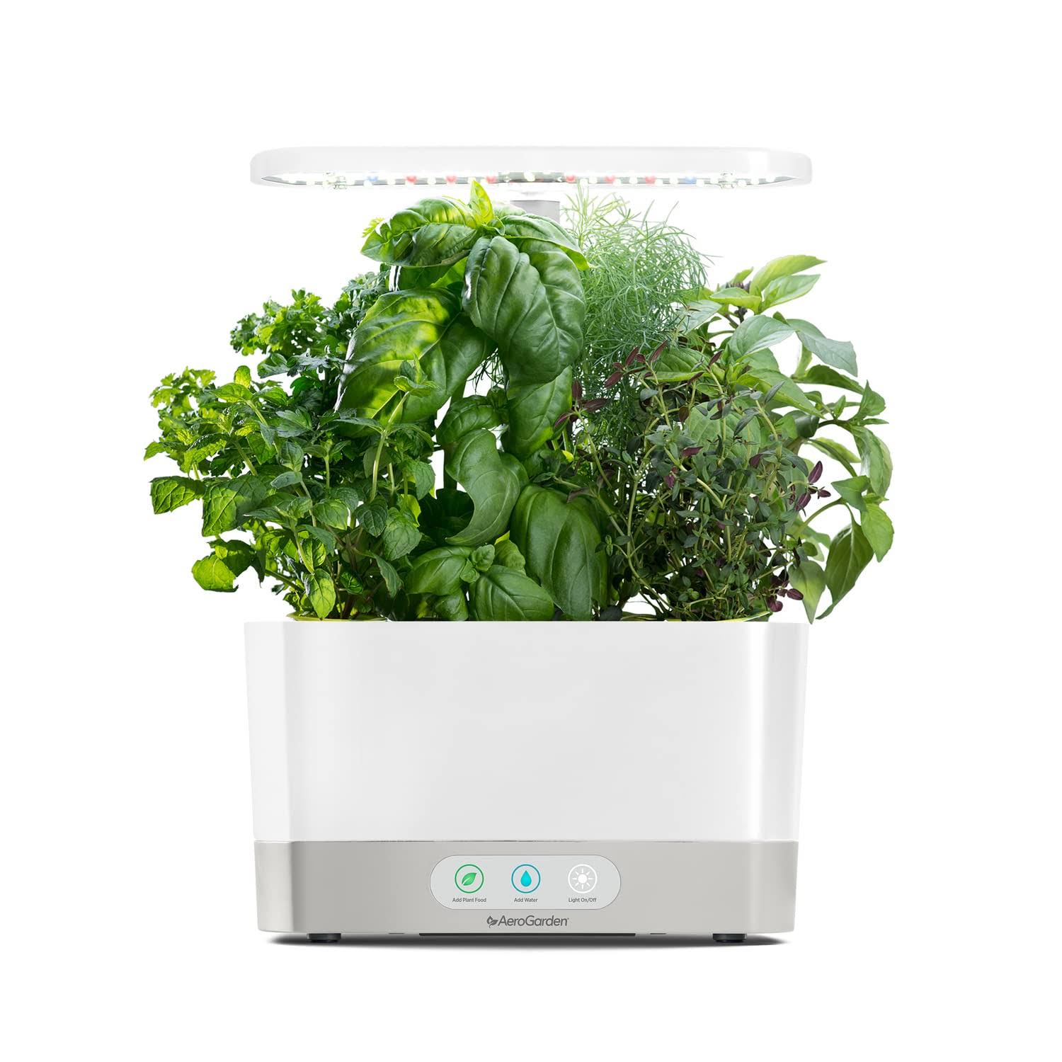 AeroGarden Harvest-White Indoor Hydroponic Garden