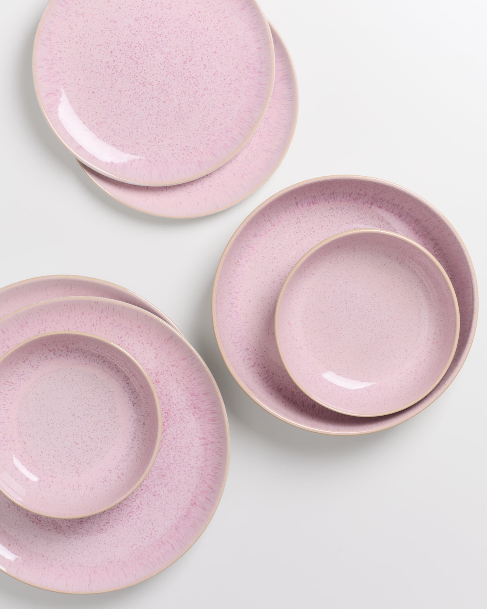 AREIA - TABLEWARE SET MODERN ROSÉ 7 PIECES