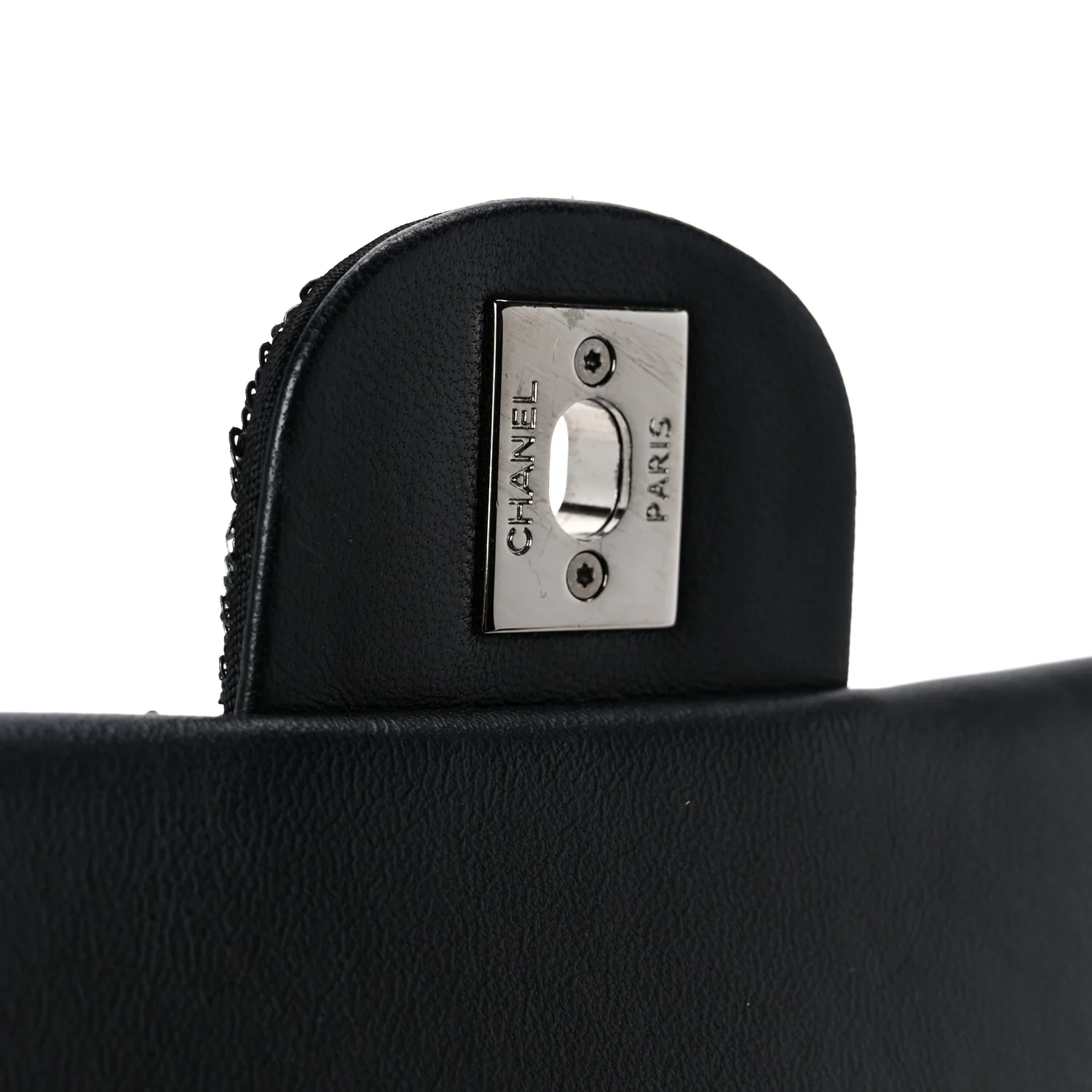 Sequin Logo Small Flap Ruthenium Multicolor