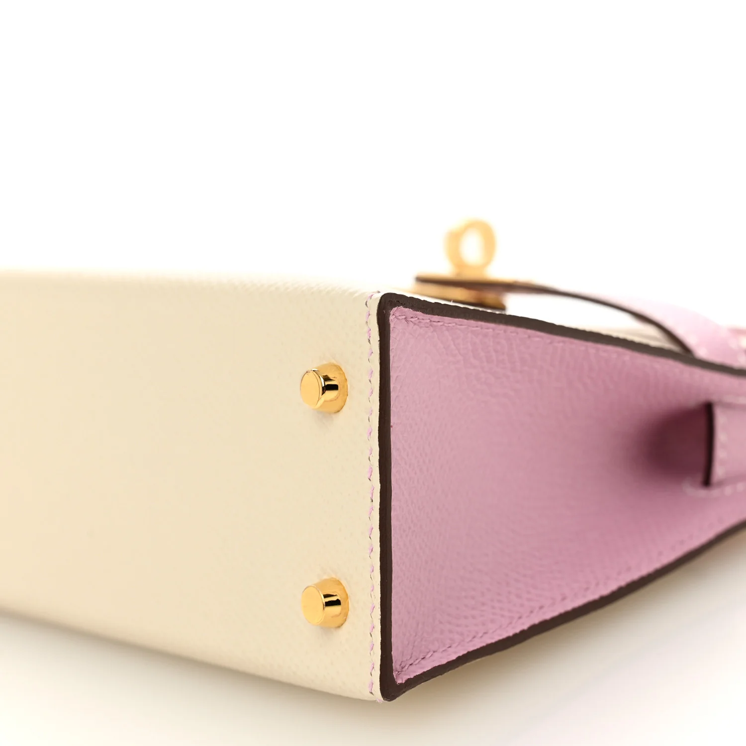 Epsom Horseshoe Mini Kelly Sellier 20 Craie Mauve Sylvestre