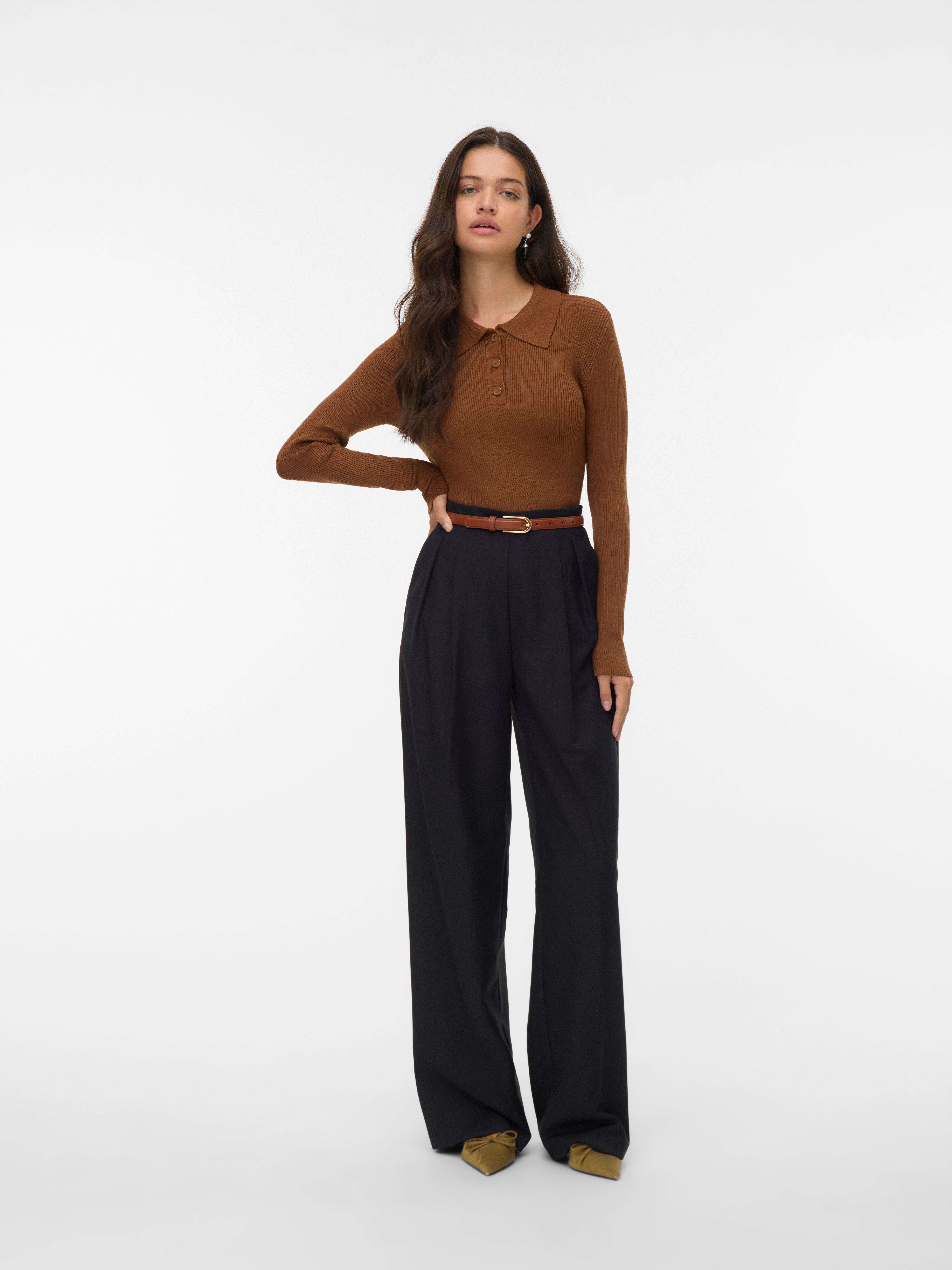 VERO MODA® VMSILJERIB Knitted pullover