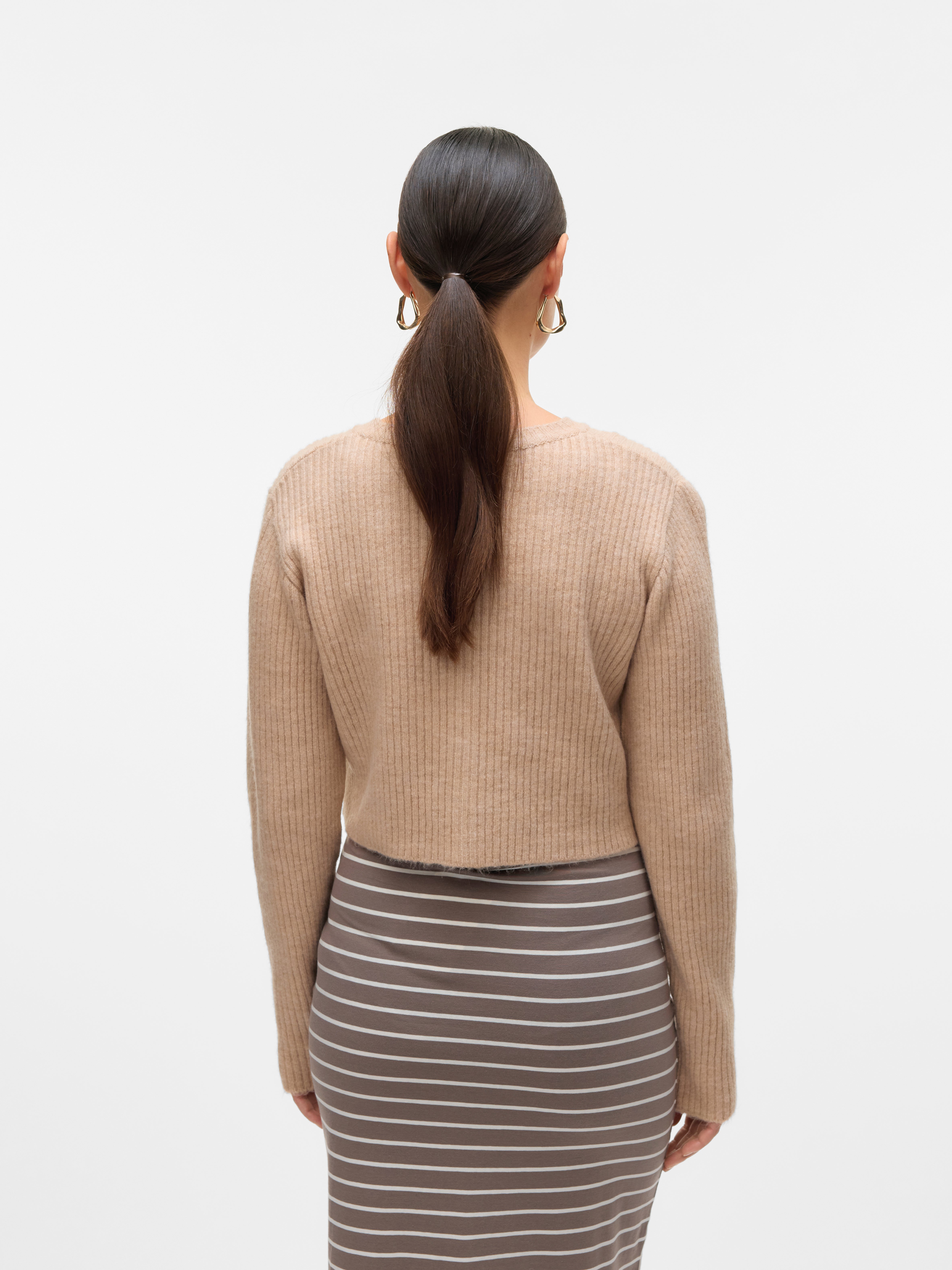 VERO MODA® Regular Fit Round Neck Knit Cardigan