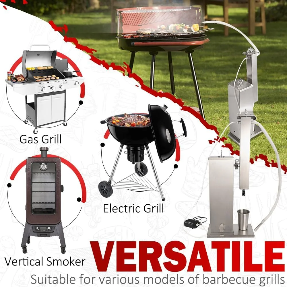 Cold Smoke Generator 10 Hour Extra Long Smoke Portable Electric BBQ Smoke Generator Outdoor Smoker Accessories For Meat Vegetables Electric Smoke Maker - Image 9