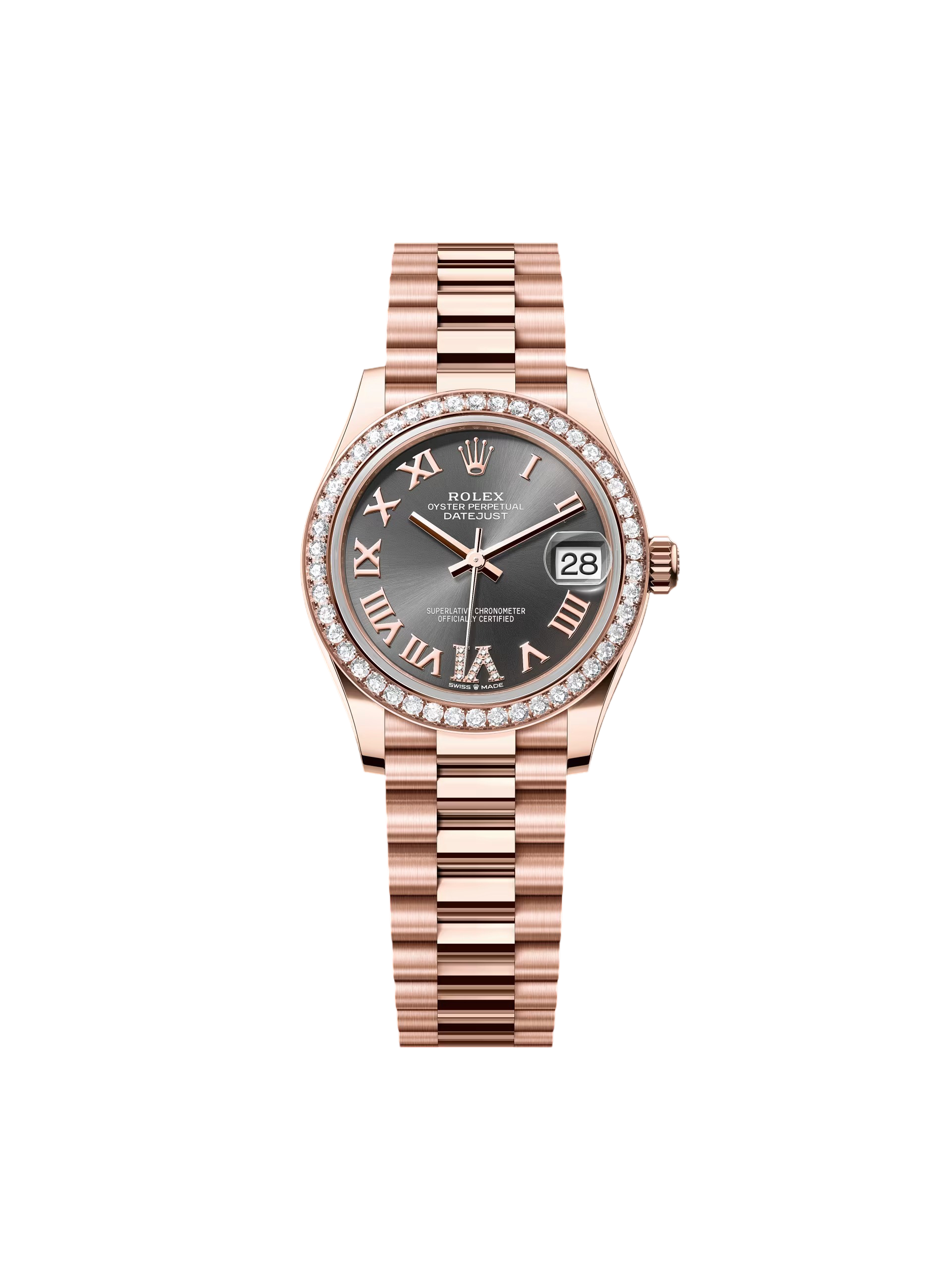 【Super Clone】RLX Datejust m278285RBR-0027 Slate Dial 31mm