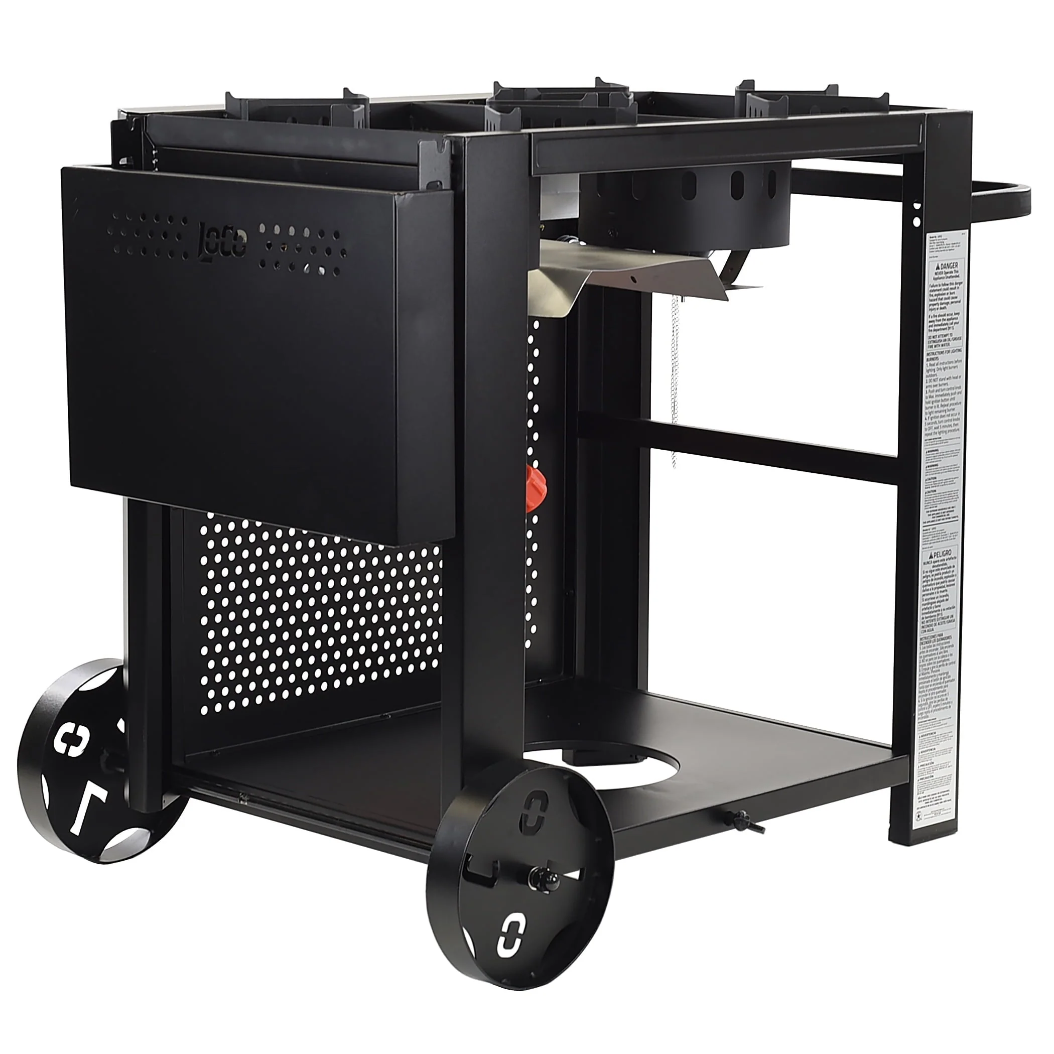 Loco Cookers Propane Dual Burner Fry Cart