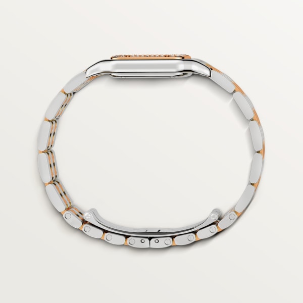 [Super Clone]PANTHERE Rose Gold Mix Diamond 30mm
