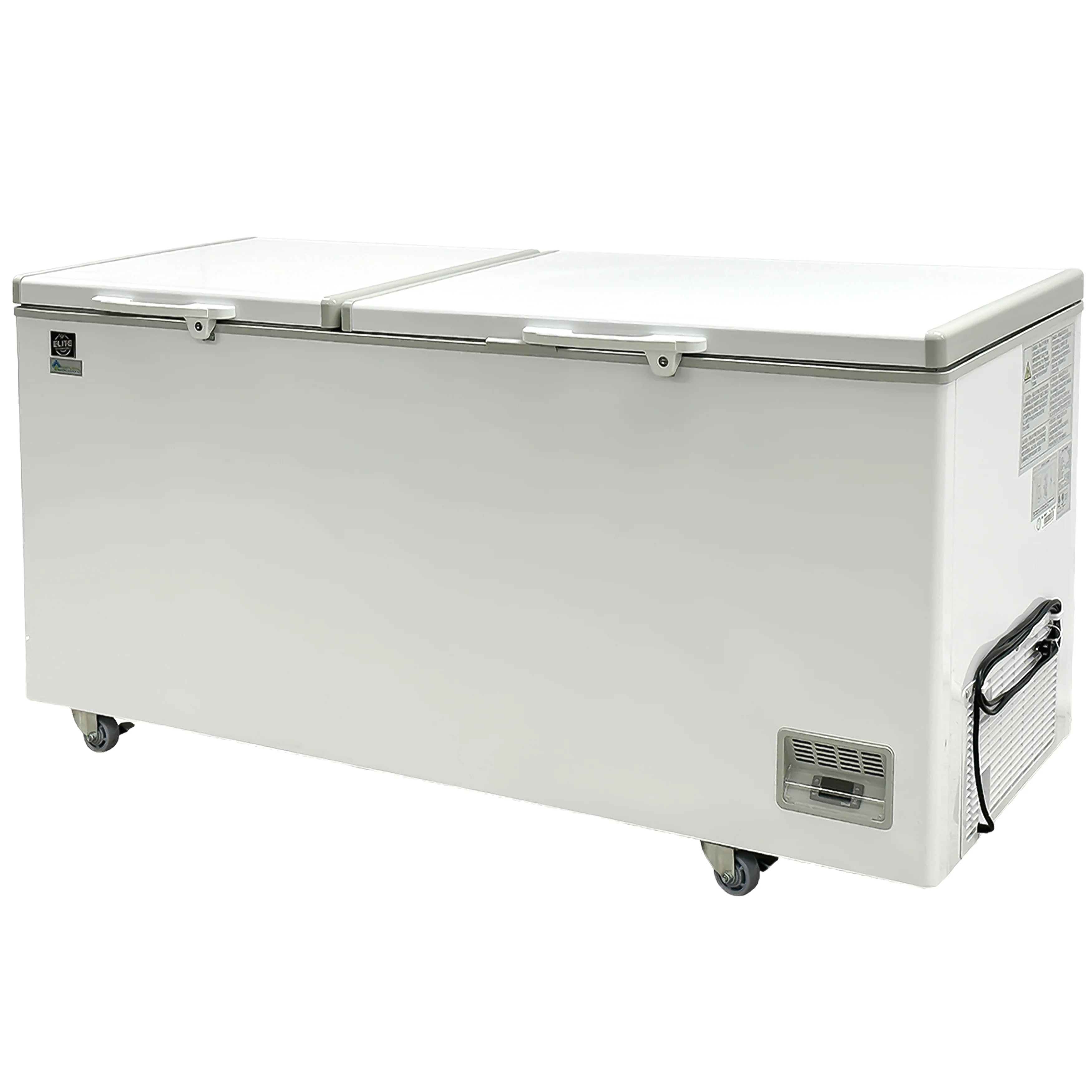 72 Commercial Chest Freezer - 620 L (18 Cu. Ft.) Capacity, Dual Hinged Lids, Digital Temperature Control