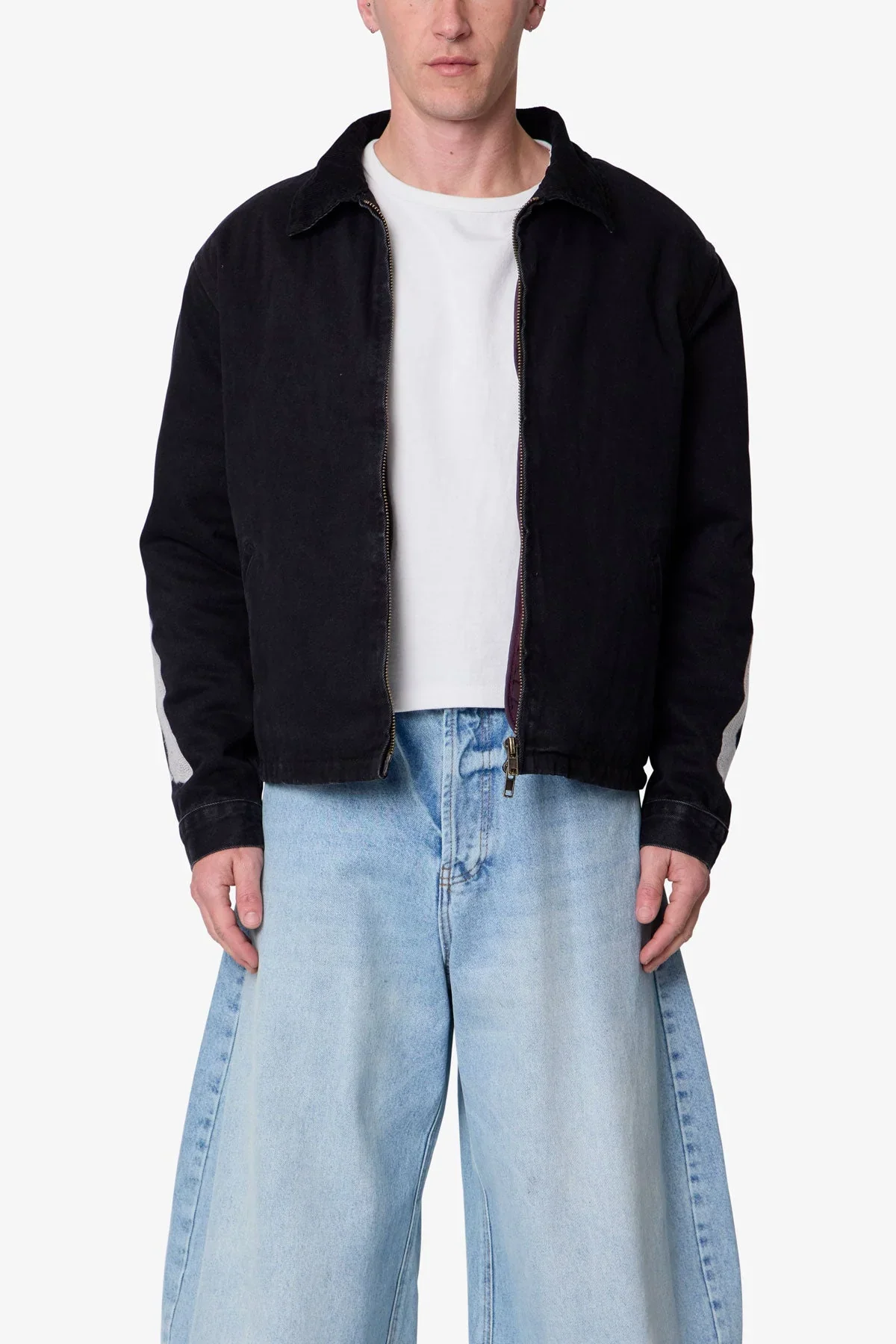 Skeleton Work Jacket - Black