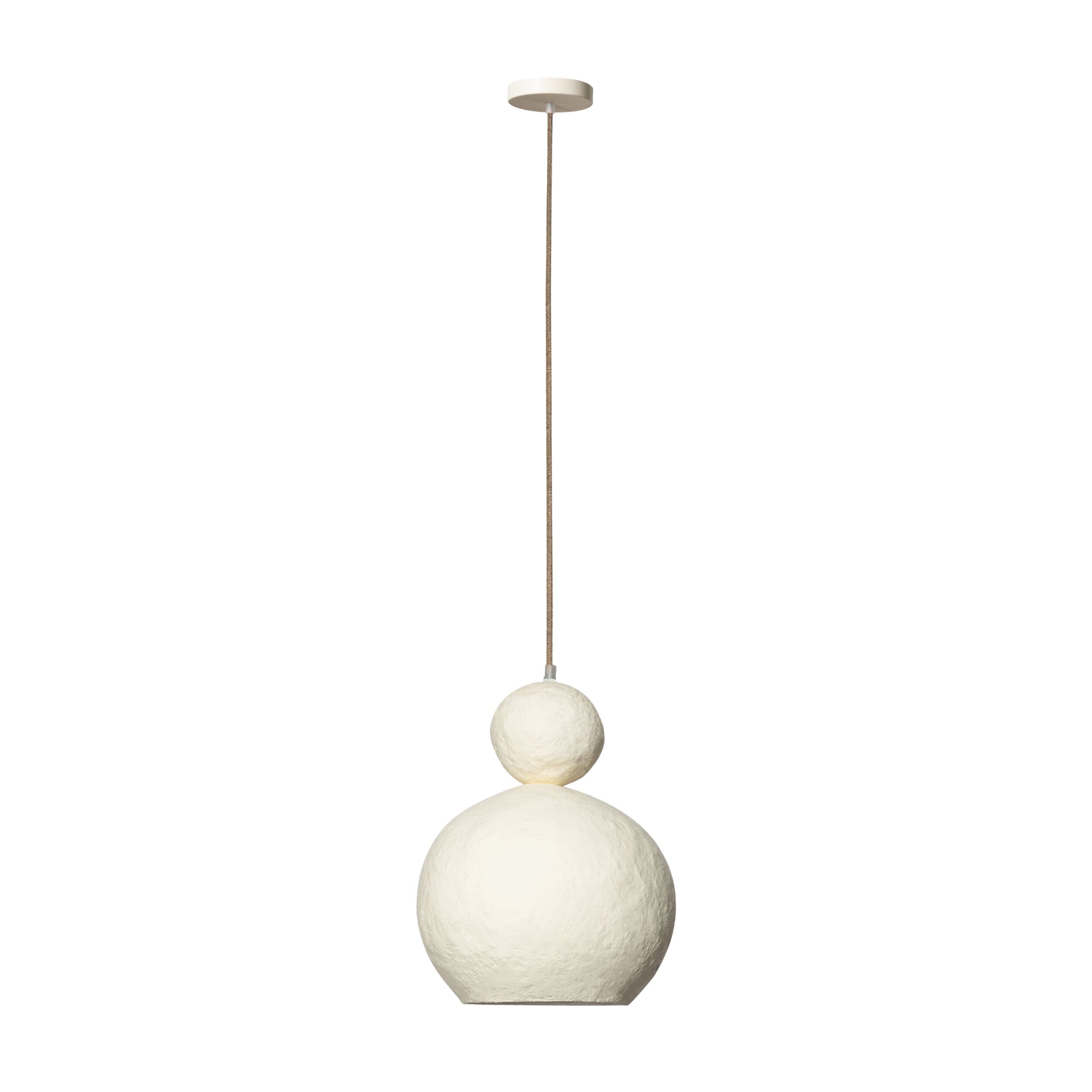 Esme Pendant Antique White 25x25x35cm