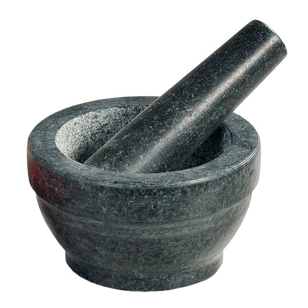 Morter m/støter 16 cm granitt