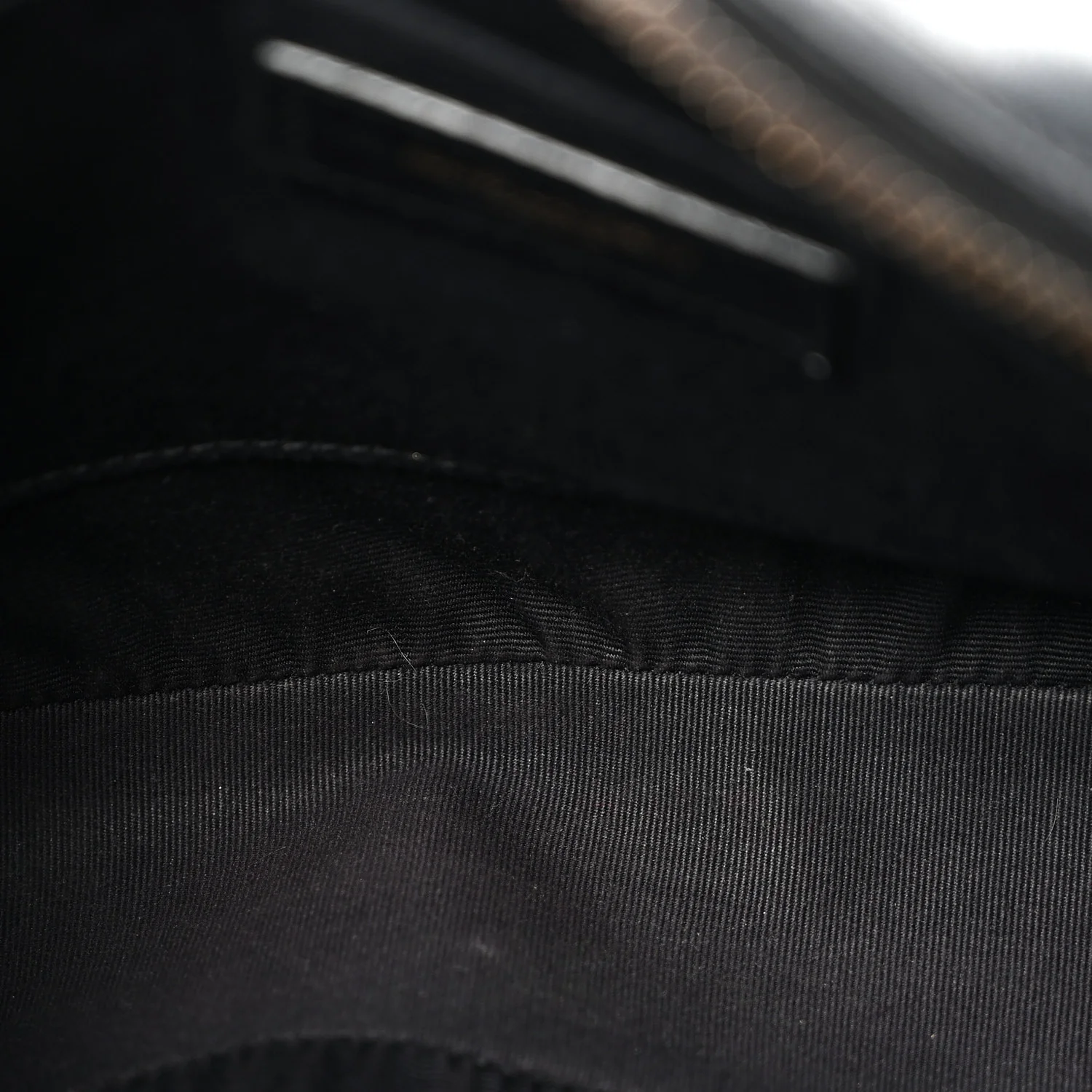 Calfskin Matelasse Monogram Lou Camera Bag Black