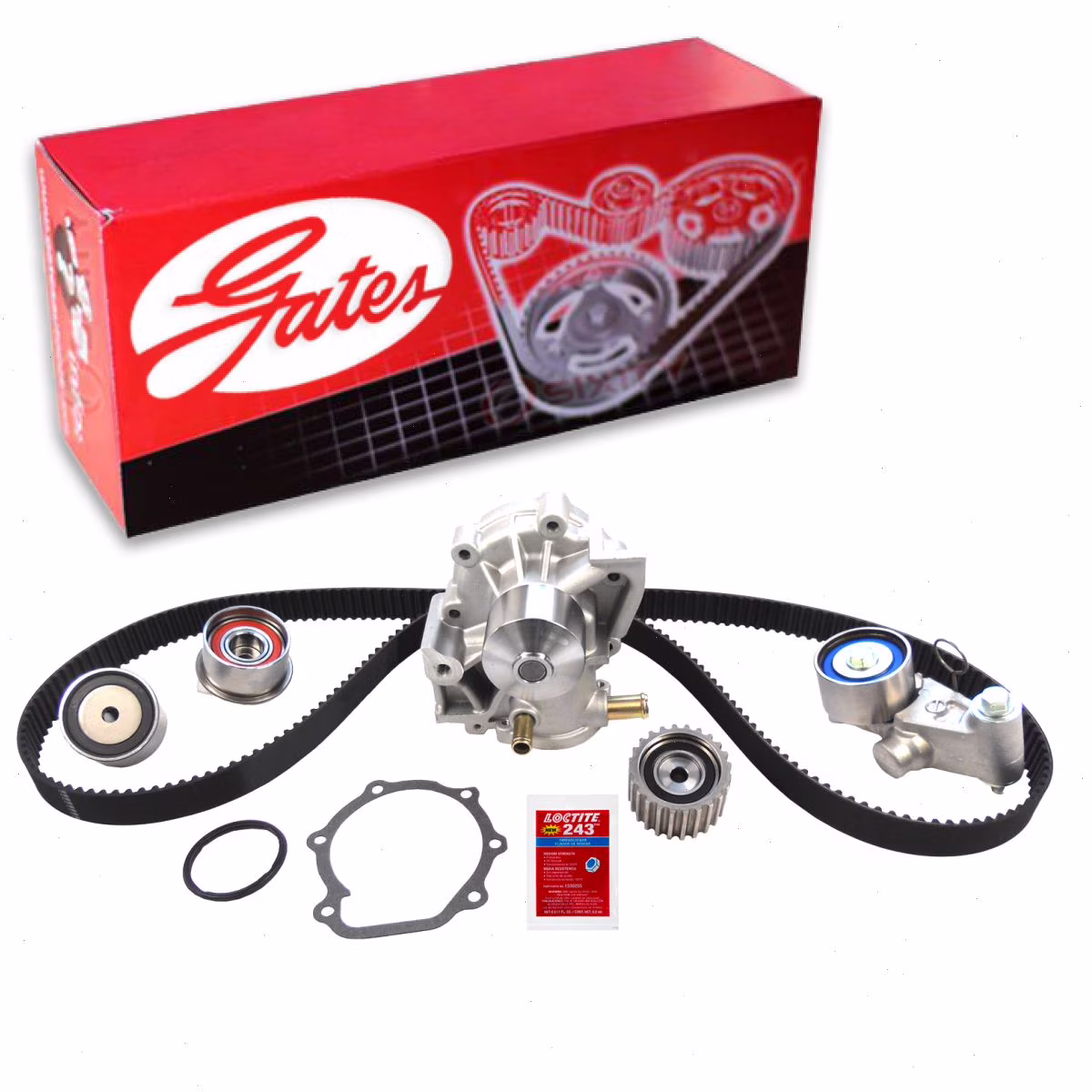 PowerGrip Timing Belt Kit w Water Pump compatible with Subaru Forester 2.5L H4 2002-2005