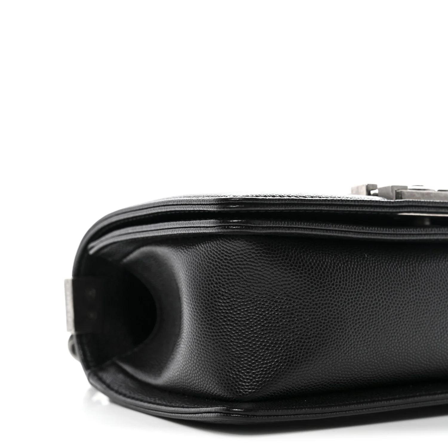Caviar Quilted Small Boy Flap Black