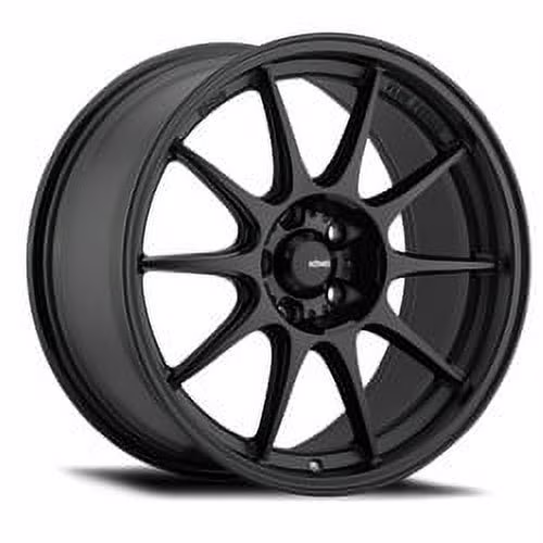 1 18x8.5 5X100 +44 57B Dekagram Semi-Matte Black Wheel Rim