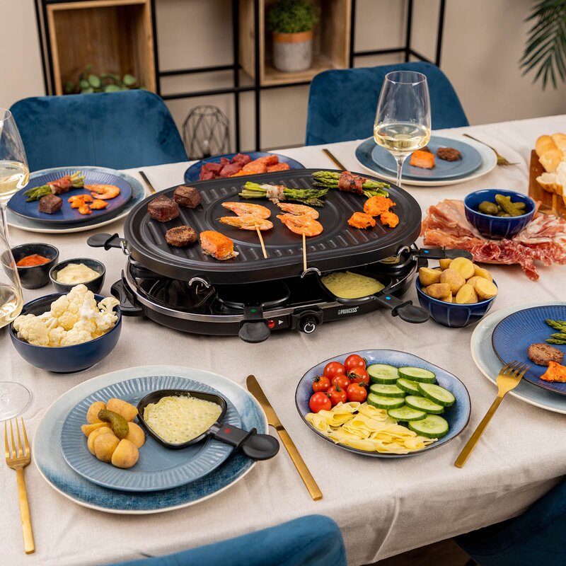 Raclette-grilljern 162700 43x30 cm 1200W