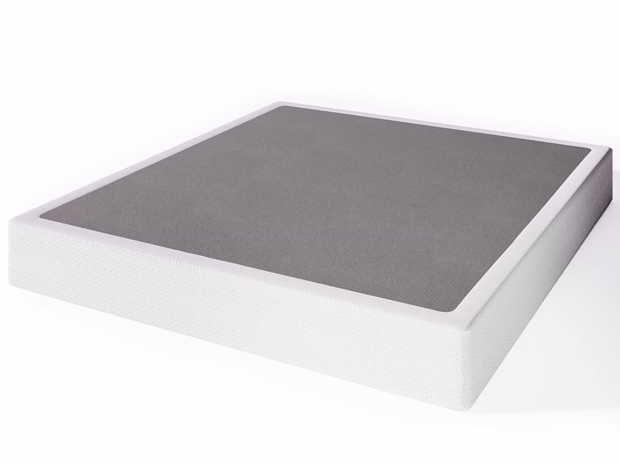9 inch Queen Metal Box Spring, Sturdy Mattress Foundation, Fabric Cover Included, Easy Assembly(Queen)