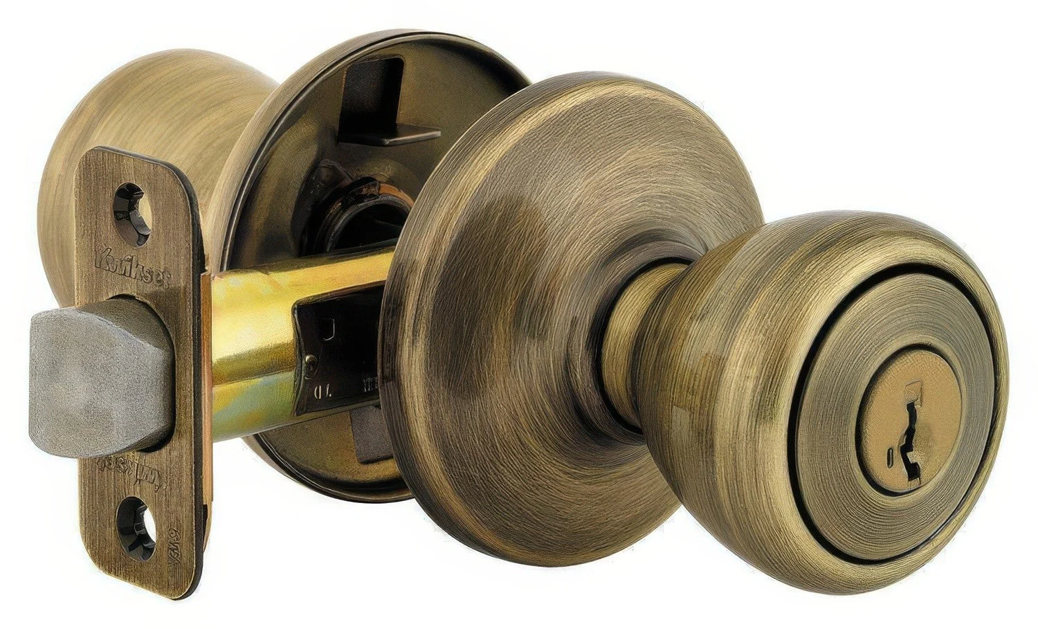 Kwikset 400T-S Tylo Single Cylinder Keyed Entry Knob - TA Screen Specialist, Inc.
