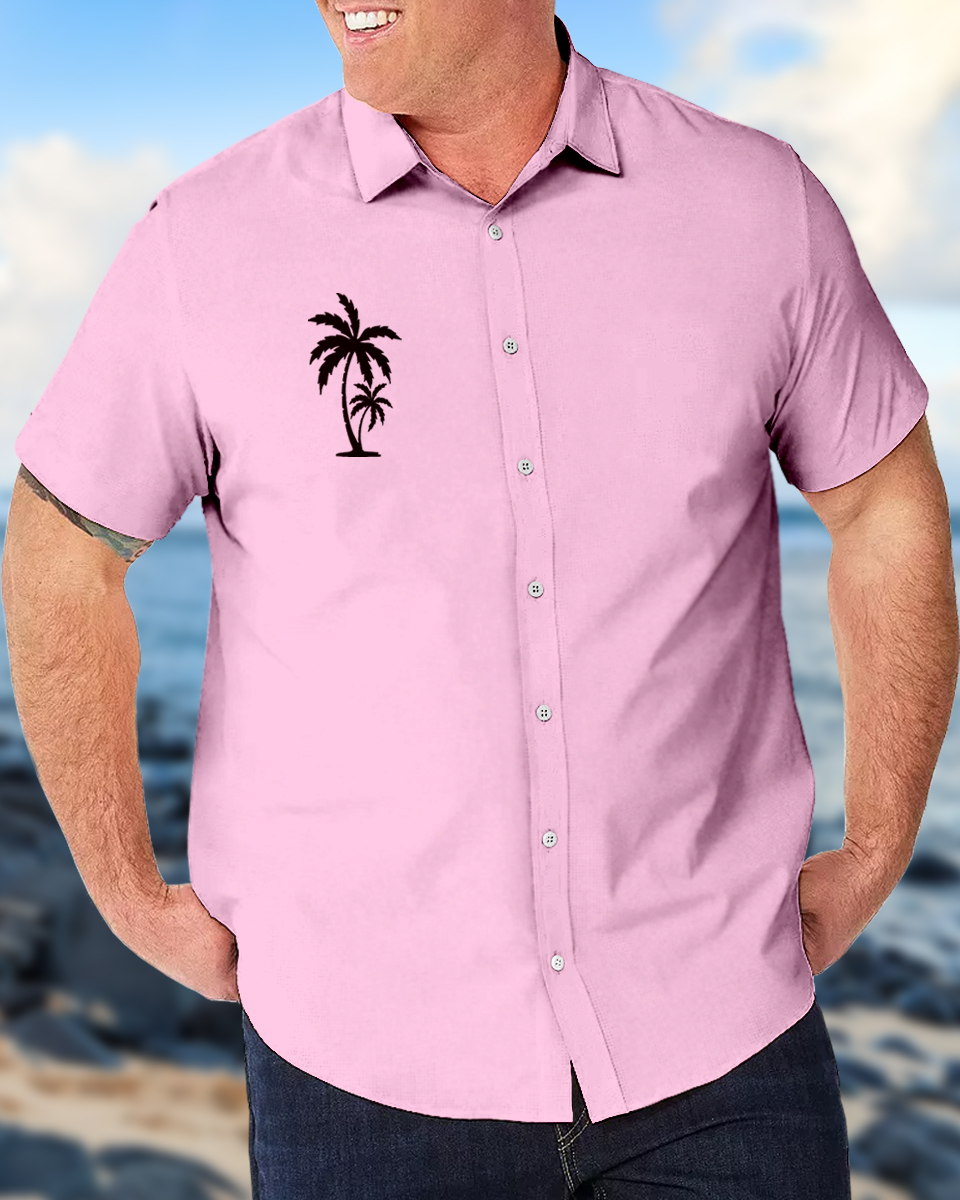 Chemise hawaïenne décontractée à manches courtes pour homme, grandes tailles, modèle 008