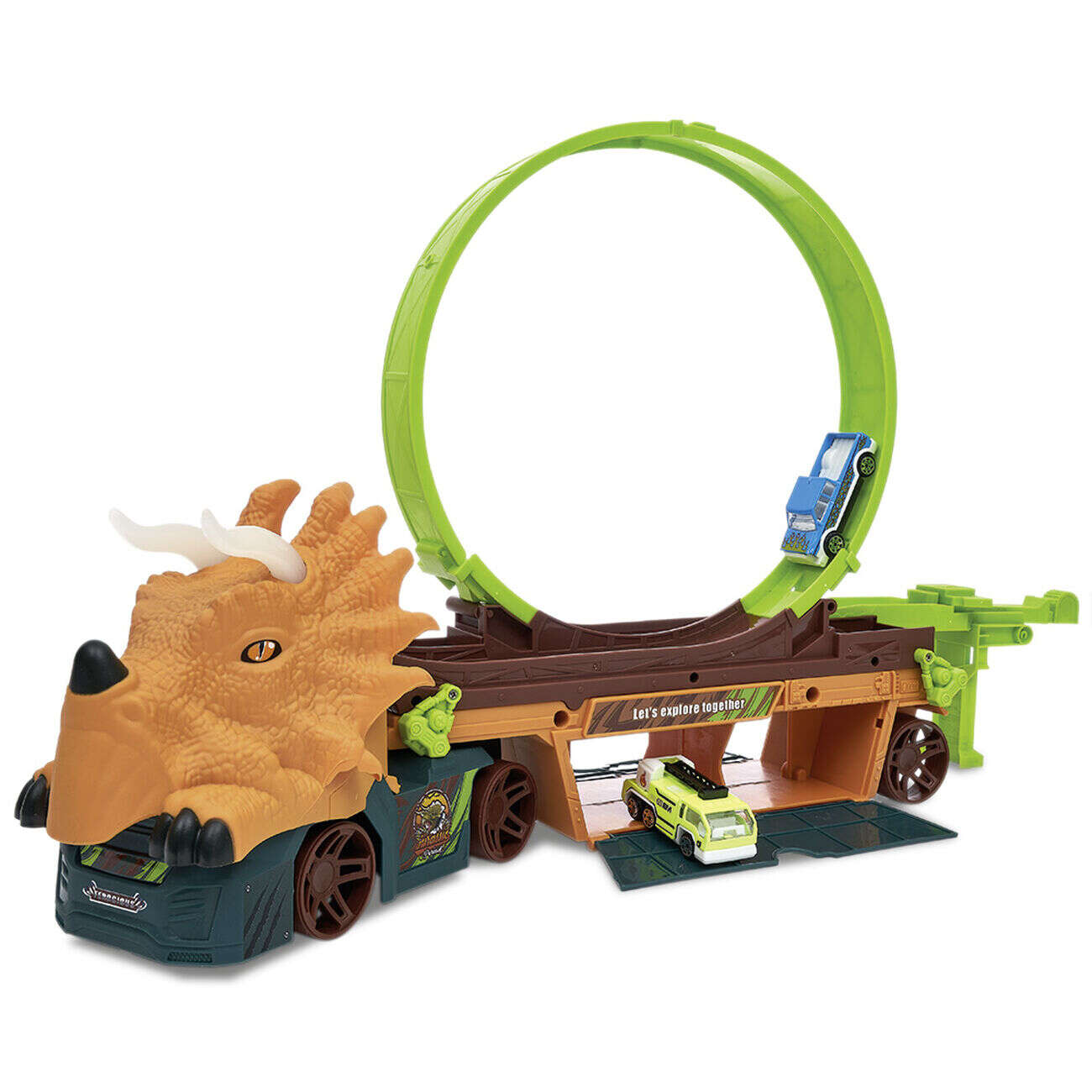 Camion dinosaure lumineux et sonore