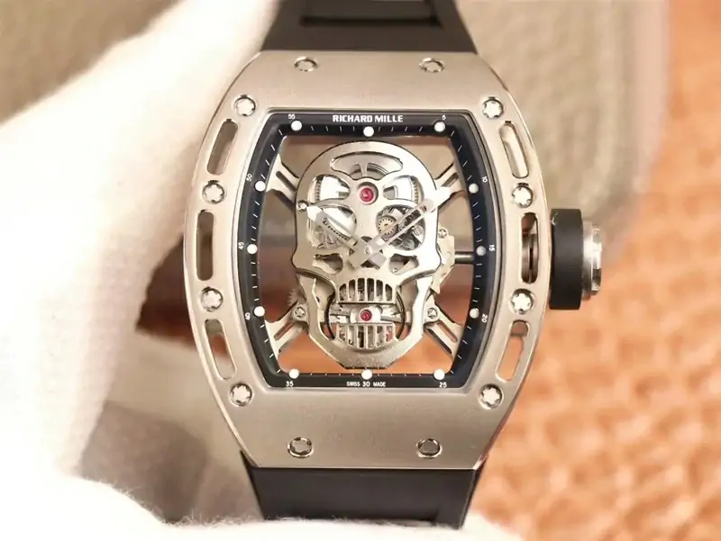 Richard Mille RM052 ZF Factory Silver Titanium Skull Dial