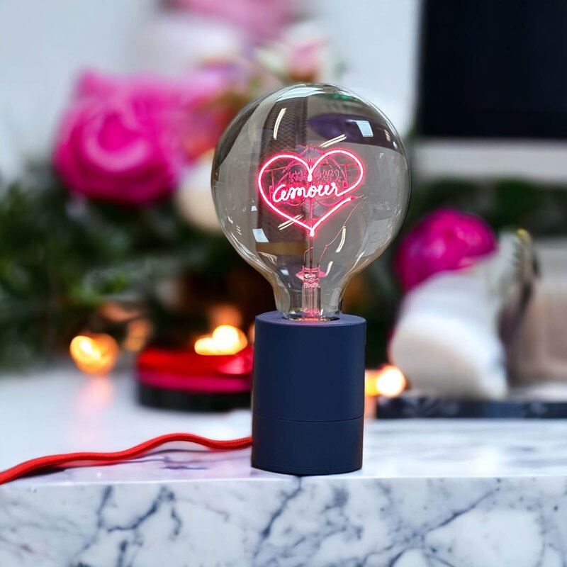 MITB lyspære LED 17 cm Amour rød