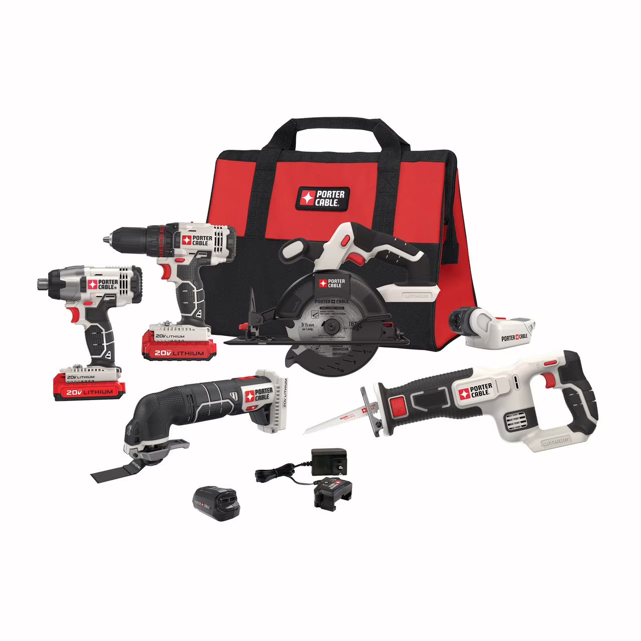 PCCK617L6 20V MAX Lithium-Ion 6 Tool Combo Kit