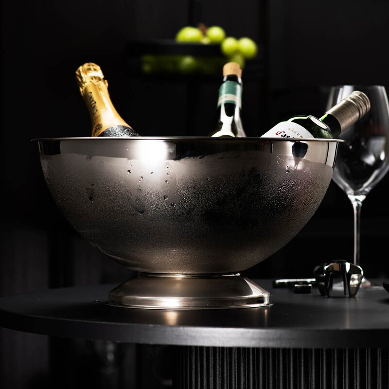 Sontell champagnekjøler 8 L blank