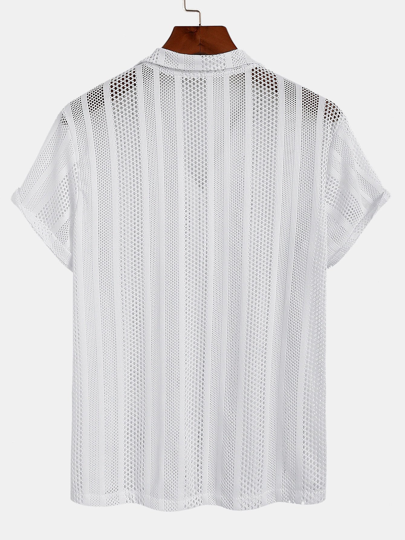 Chemise à texture en maille