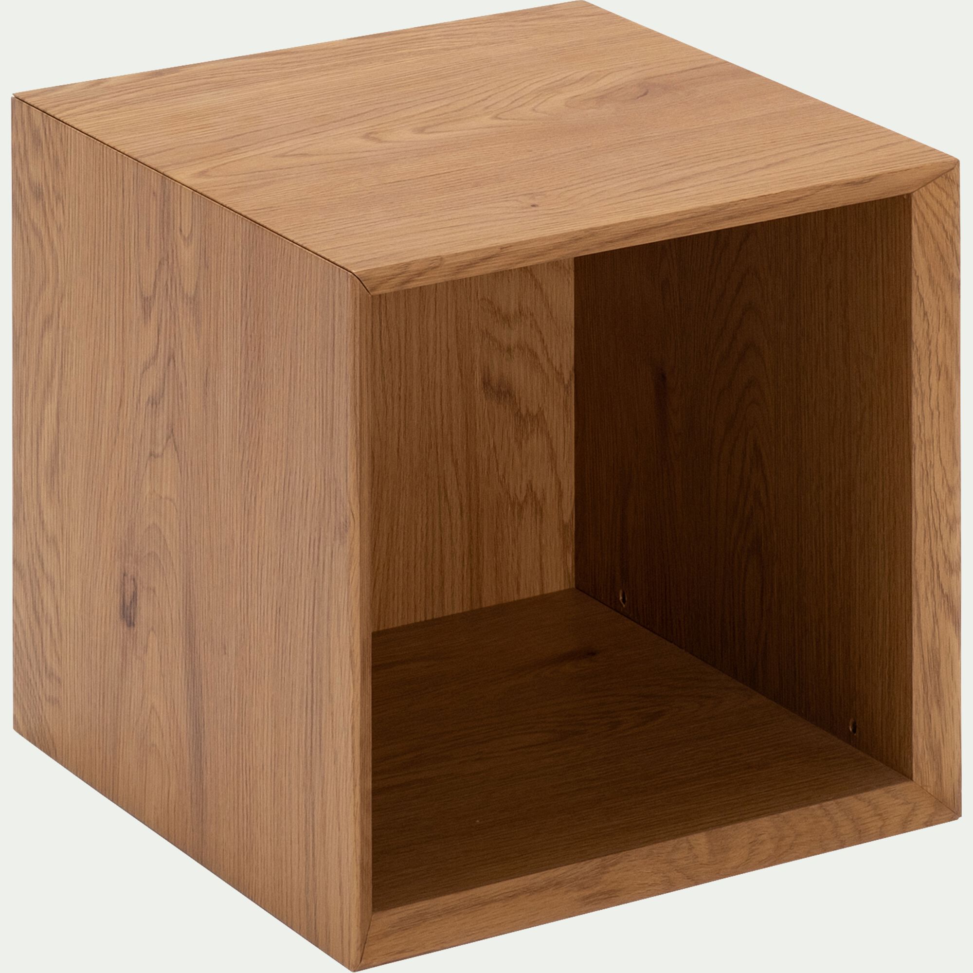 ELIAN - Bibliothèque 1 case en bois L36xl36xH36cm - bois clair