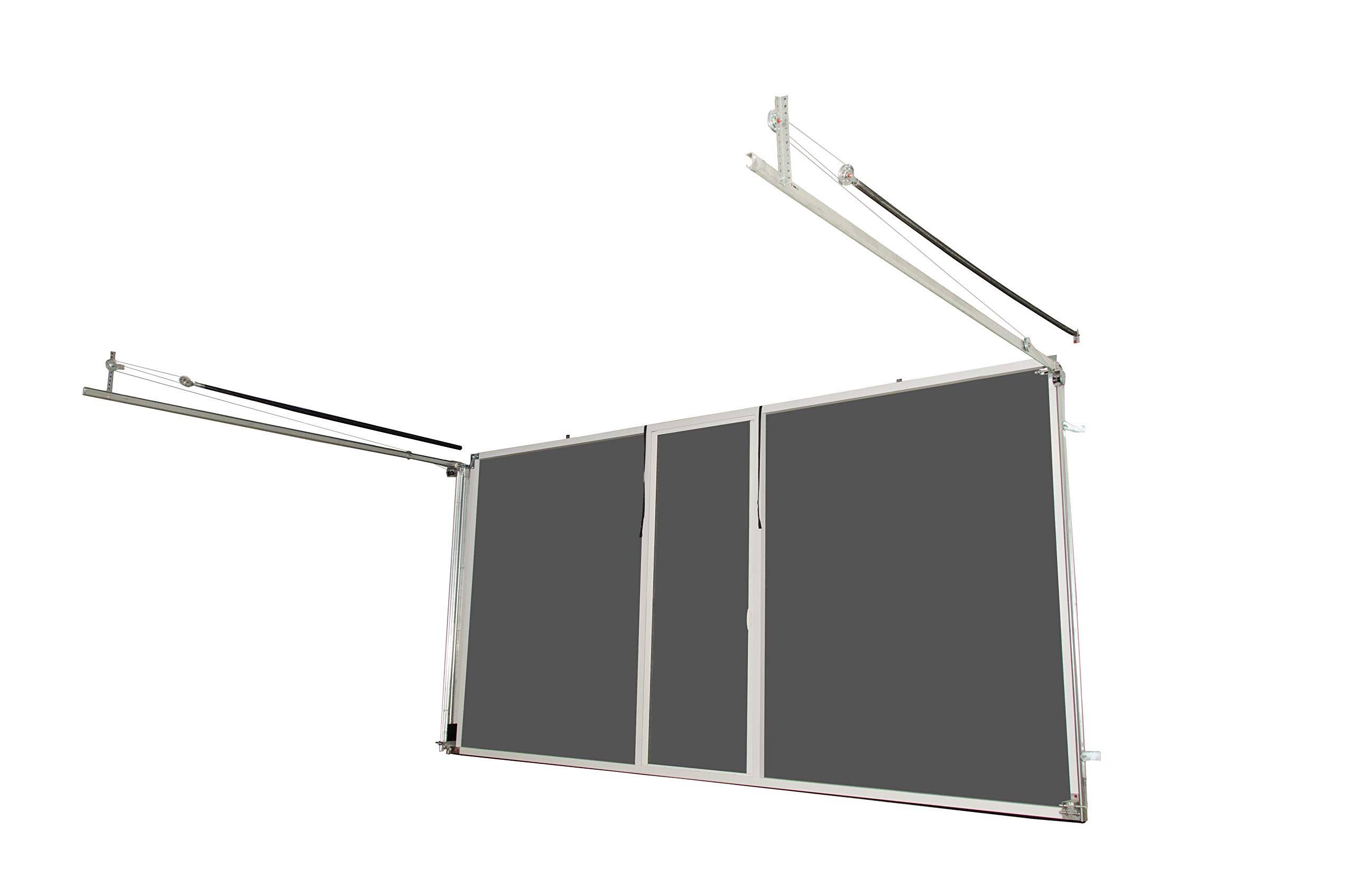 Lifestyle Screens Garage Door Screen 7'H White Privacy Superscreen Models (White, 16'Wx7'H)