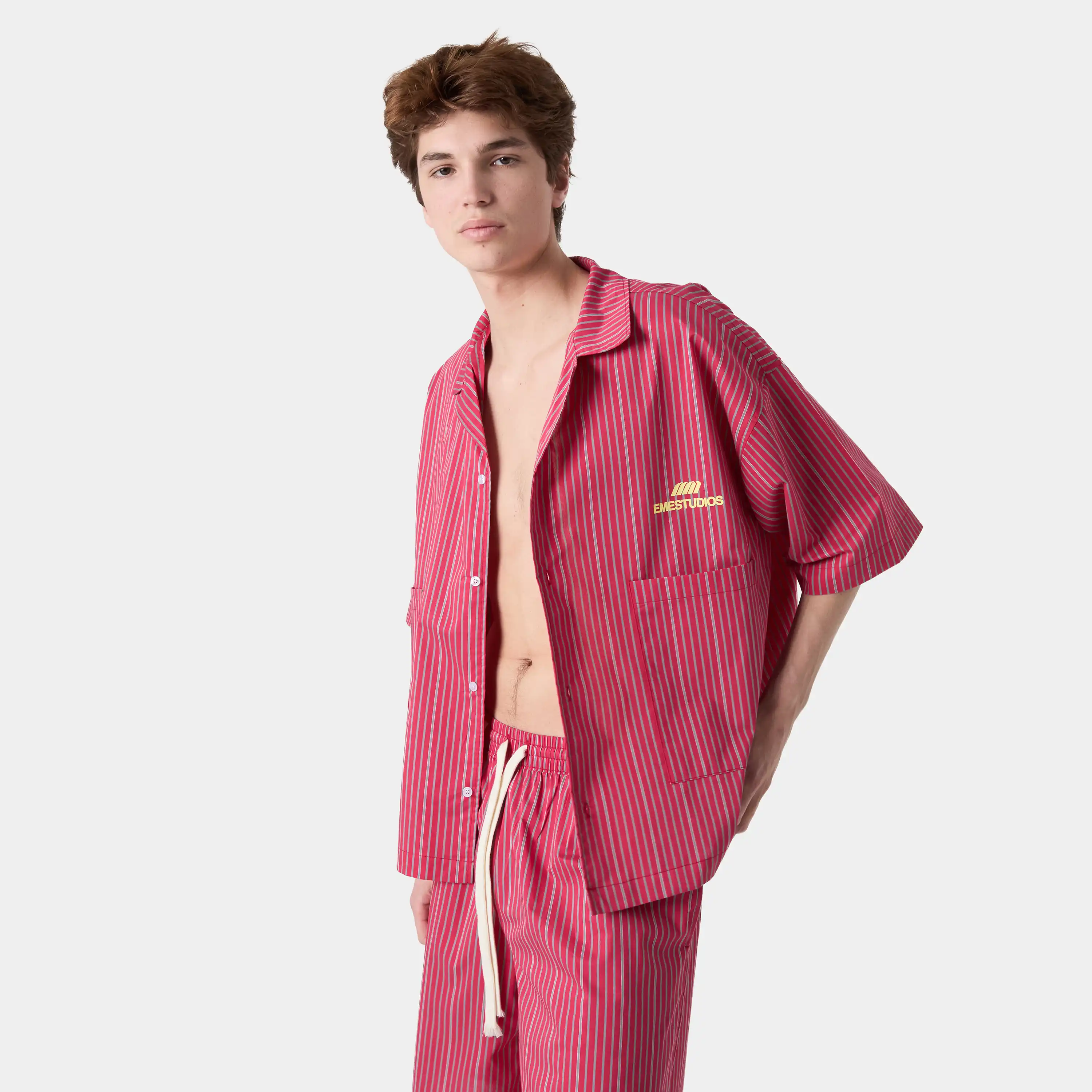 Pyjama Boxy Top Red