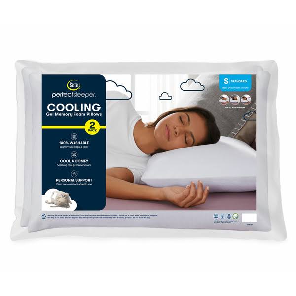Serta Perfect Sleeper - Cooling Foam Pillows, 2-Pack